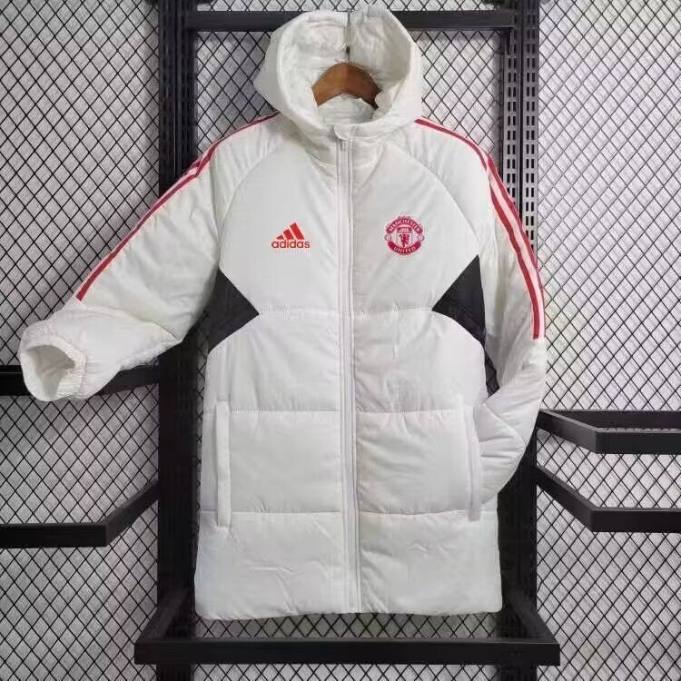 AAA Quality Manchester Utd 23/24 Cotton Coat - White